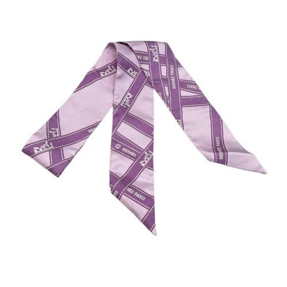 HERMES Twilly - Purple Scarf